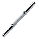 (SDA14) 14" Solid Steel Dumbbell Handle with Chrome Finish for Bicep/Triceps Exercises, Adustable for Various Wokrouts, Home and Commercial Gym Accessories, 1 Single Pc